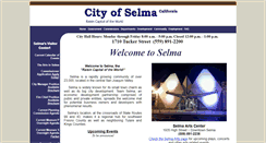 Desktop Screenshot of cityofselma.com